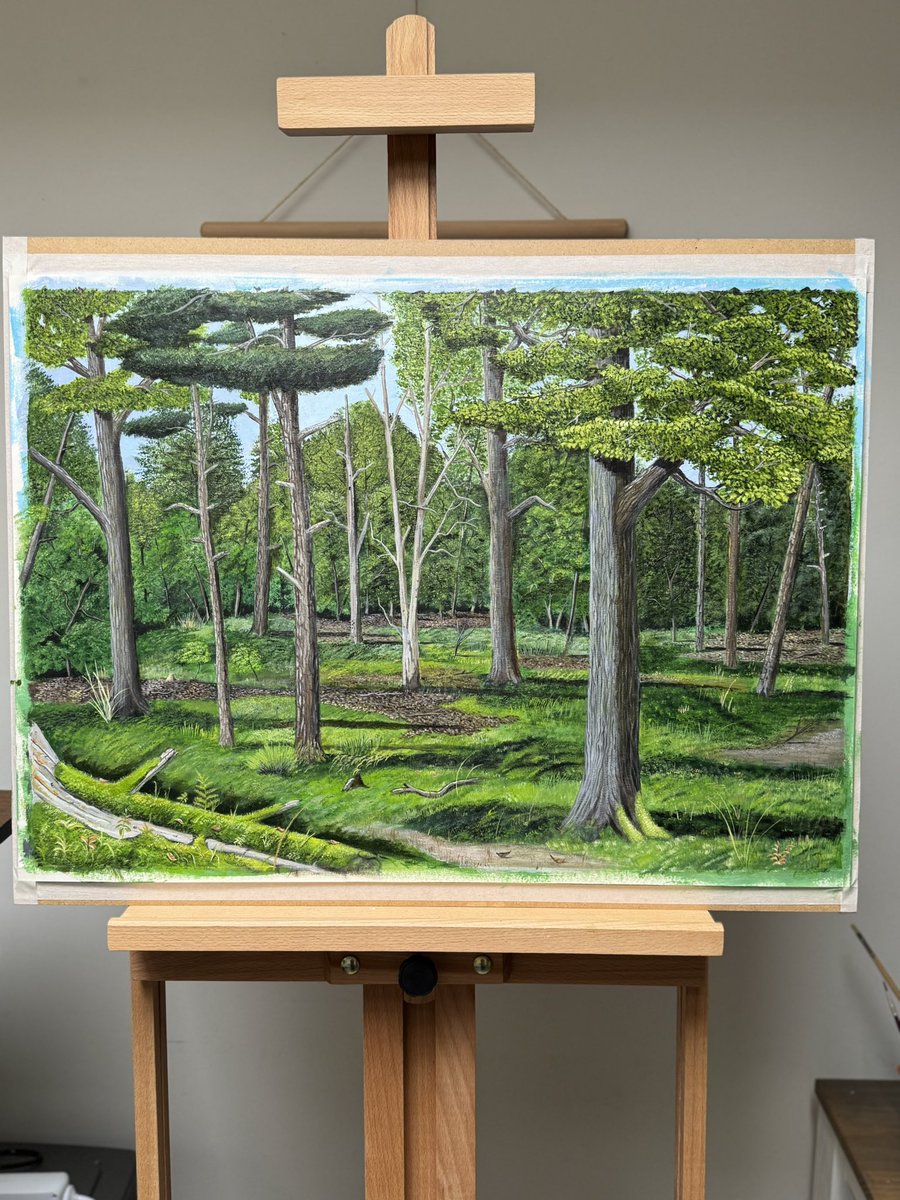 Jaspertringa's tweet photo. Overzicht van de 4 van de 5 landschappen die ik heb mogen schilderen voor een klant. Voor wie ze zijn geschilderd hou ik nog even voor me. Maar ze komen op een schitterende locatie te hangen. https://t.co/9j3JxlS8aE