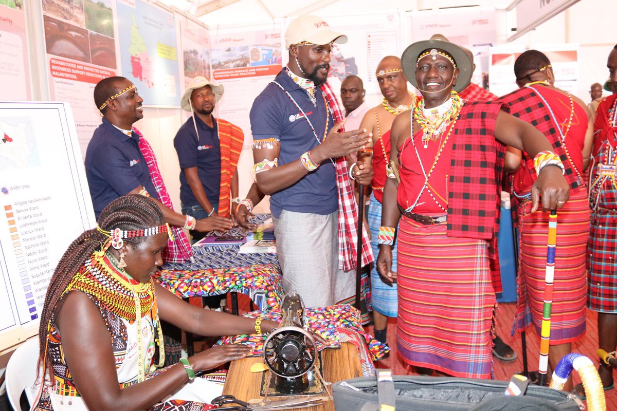 President <a href="/WilliamsRuto/">William Samoei Ruto, PhD</a> visited USAID Nawiri’s booth at the MAA Festival today, where he learned about our efforts to fight malnutrition. He congratulated the team and encouraged everyone to keep up the good work.This inspires us to keep building healthier, resilient communities