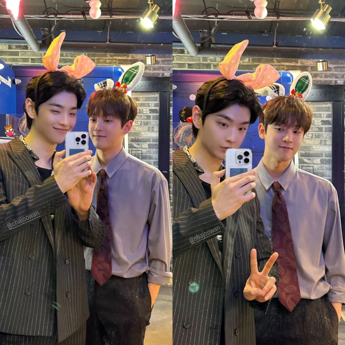bl_luv24's tweet photo. Like they always together 😂🫶

#loveforlovessake #chajoowan #LEETAEVIN https://t.co/psMZkhSOdu