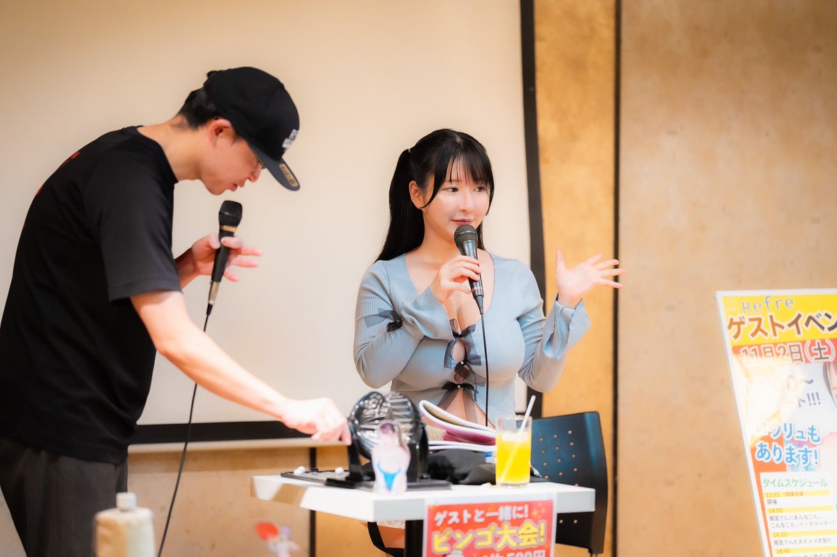 11月2日開催
【雨宮留菜さんゲストイベント】
お写真お裾分け①
@amemiyaluna 

半年ぶりにリフレに大聖母が降臨🪽

会う人全てを包みこむ懐の深さに参加者全員が桃源郷に昇天したとかしないとか🤣

トークもセクシーさも唯一無二のるなしゅんさんに拍手が鳴り止まないひとときになりました👏🏻👏🏻 https://t.co/g0F64BBLnE