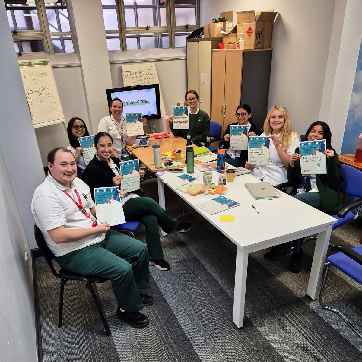 Shivani Sachdev (@shivanitheot) on Twitter photo It’s OT week!!! 💚💚💚 Here is the Paediatric team at UHL celebrating what we love about our wonderful profession! <a href="/theRCOT/">Royal College of Occupational Therapists</a> <a href="/SandraSpeller1/">Sandra Speller 💙</a> <a href="/ChildrensPTOT/">UHL ChildrensTherapy</a> <a href="/uhltherapy/">uhltherapy</a> 💚🤗 #OTweek It’s OT week!!! 💚💚💚 Here is the Paediatric team at UHL celebrating what we love about our wonderful profession! <a href="/theRCOT/">Royal College of Occupational Therapists</a> <a href="/SandraSpeller1/">Sandra Speller 💙</a> <a href="/ChildrensPTOT/">UHL ChildrensTherapy</a> <a href="/uhltherapy/">uhltherapy</a> 💚🤗 #OTweek