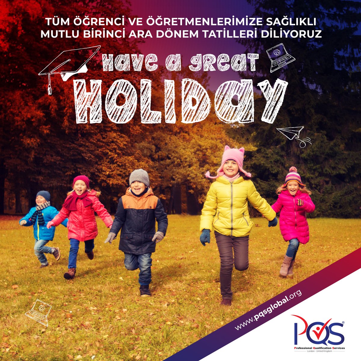 PqsGlobal's tweet photo. TÜM ÖĞRENCİ VE ÖĞRETMENLERİMİZE SAĞLIKLI MUTLU BİRİNCİ ARA DÖNEM TATİLLERİ DİLİYORUZ.

Have a great holiday!

https://t.co/kVVUExEW25

#pqs #pqsglobal #pqslondon #pqsturkey #pqsazakhstan #pqsmexico #cefr #pqsouthafrica #pqsonlineexam #pqsonlineenglish #pqsonlinegerman https://t.co/Oi14JkAs5W