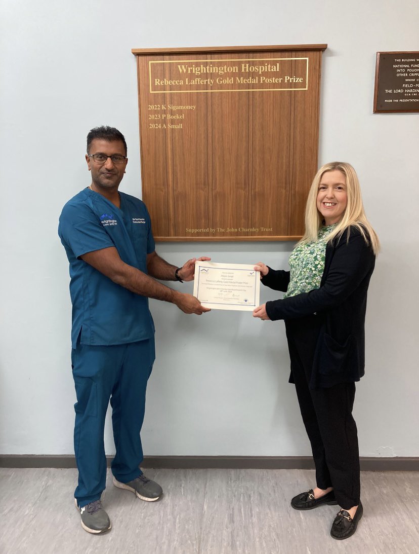 WLLU Courses (@wrightingtonllu) on Twitter photo John Charnley Gold Medal day winners 2024.
<a href="/macksmeeton/">Dr Mackenzie Smeeton</a> won the John Charnley Gold Medal and Alison Small won the Rebecca Lafferty poster prize.
Congratulations to you both.
Date for your diary - the next Gold Medal Day is Friday 13th June 2025. John Charnley Gold Medal day winners 2024.
<a href="/macksmeeton/">Dr Mackenzie Smeeton</a> won the John Charnley Gold Medal and Alison Small won the Rebecca Lafferty poster prize.
Congratulations to you both.
Date for your diary - the next Gold Medal Day is Friday 13th June 2025.