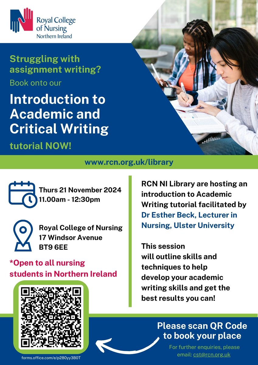 RCNNILibraries (@rcnnilibraries) on Twitter photo Need help with assignment/academic writing? Sign up for our Intro to Academic & Critical Writing Tutorial on 21 November at 11:00am. Register here: forms.office.com/e/p280yy3B0T
<a href="/OUBelfast/">The OU in Northern Ireland</a> <a href="/QUBSONM/">QUBNursing&Midwifery</a> <a href="/QUBLDN/">LD Nursing at QUB</a> <a href="/CYPQUB/">QUB_CYP_SONM</a>
<a href="/QUBNSOC/">QUB Nursing Society</a> <a href="/uu_nursociety/">UU Nursing Society</a> <a href="/RCNNI_Students/">RCN NI Student Ambassadors</a> <a href="/UlsterUniSoNP/">Ulster Uni Nursing and Paramedic Science💙</a> <a href="/UlsterINHR/">Ulster Uni INHR</a> Need help with assignment/academic writing? Sign up for our Intro to Academic & Critical Writing Tutorial on 21 November at 11:00am. Register here: forms.office.com/e/p280yy3B0T
<a href="/OUBelfast/">The OU in Northern Ireland</a> <a href="/QUBSONM/">QUBNursing&Midwifery</a> <a href="/QUBLDN/">LD Nursing at QUB</a> <a href="/CYPQUB/">QUB_CYP_SONM</a>
<a href="/QUBNSOC/">QUB Nursing Society</a> <a href="/uu_nursociety/">UU Nursing Society</a> <a href="/RCNNI_Students/">RCN NI Student Ambassadors</a> <a href="/UlsterUniSoNP/">Ulster Uni Nursing and Paramedic Science💙</a> <a href="/UlsterINHR/">Ulster Uni INHR</a>
