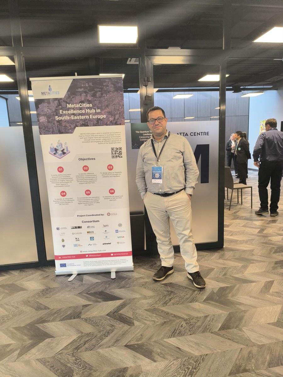 EsdaLaboratory's tweet photo. 🎯#ESDALAB was at @5GTechritory Conference in📍Riga on 📆October 30th, on behalf of the Greek cluster of @MetacitiesH 
🗣 Assoc.professor Christos Antonopoulos, gave an overview of the Greek pilot on #smartmobility, in the context of the workshop "From Smart Cities to Metacities” https://t.co/OwfTgifRQp