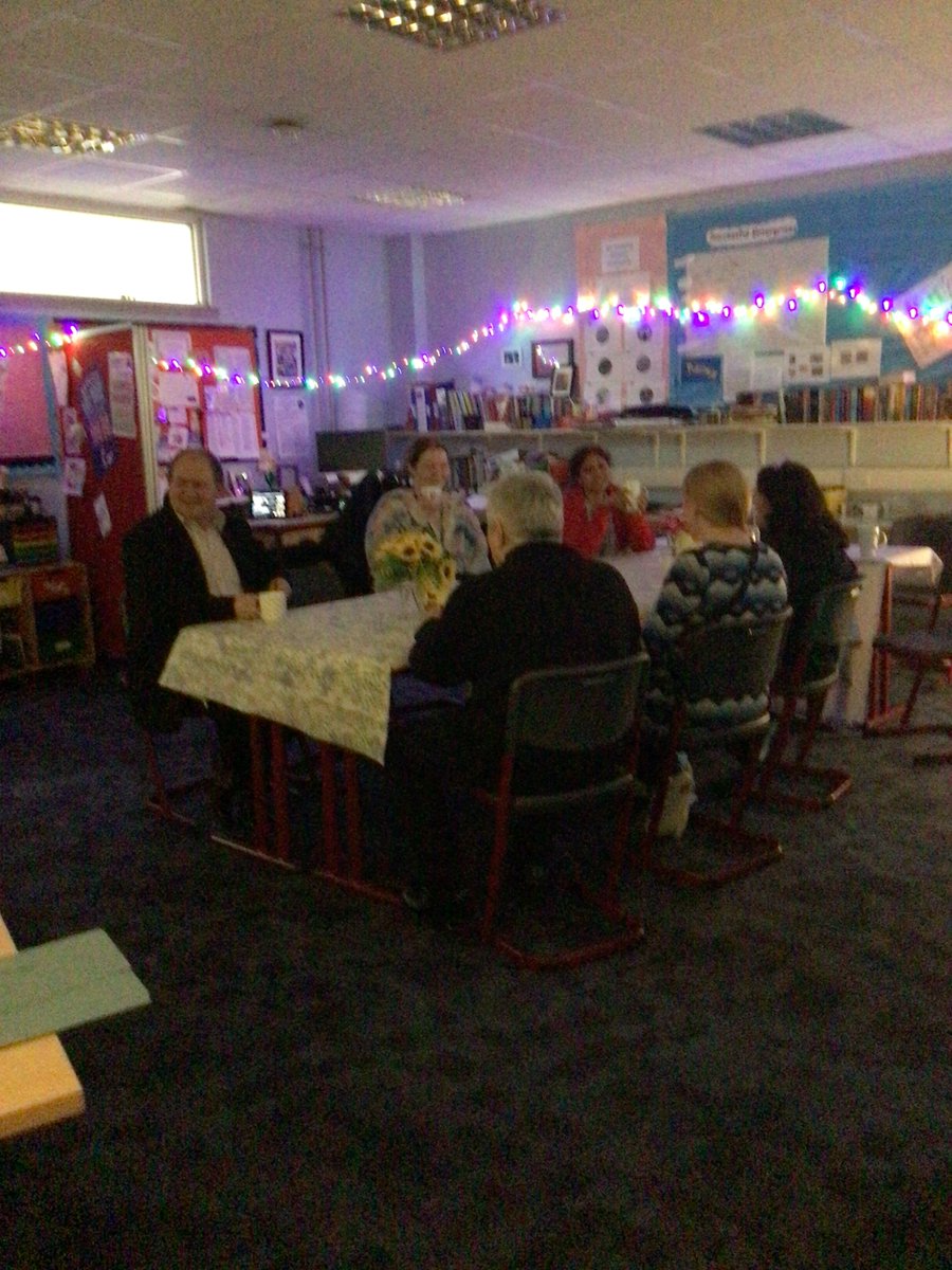 Miss_G_DHS's tweet photo. SPLAD3 #princestrust group arranged a coffee break for staff of @DHSFLAD @drumchapelhigh What a great team effort! https://t.co/6RYYrkoeZi