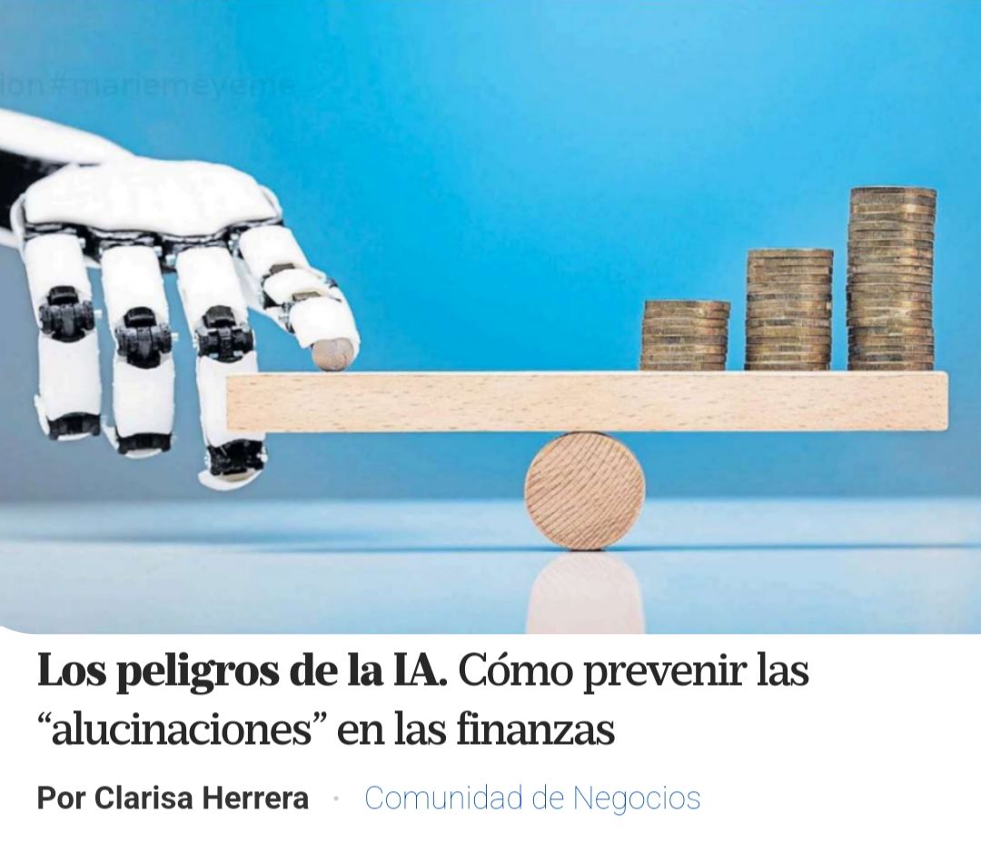 La información engañosa que puede arrojar la IA representa una amenaza muy grande para el área financiera. Las estimaciones ubican la “alucinación” de los chatbots financieros entre un 3% hasta un 27% un problema para una industria.
Lee la nota completa👉 lnkd.in/dmdaHttq