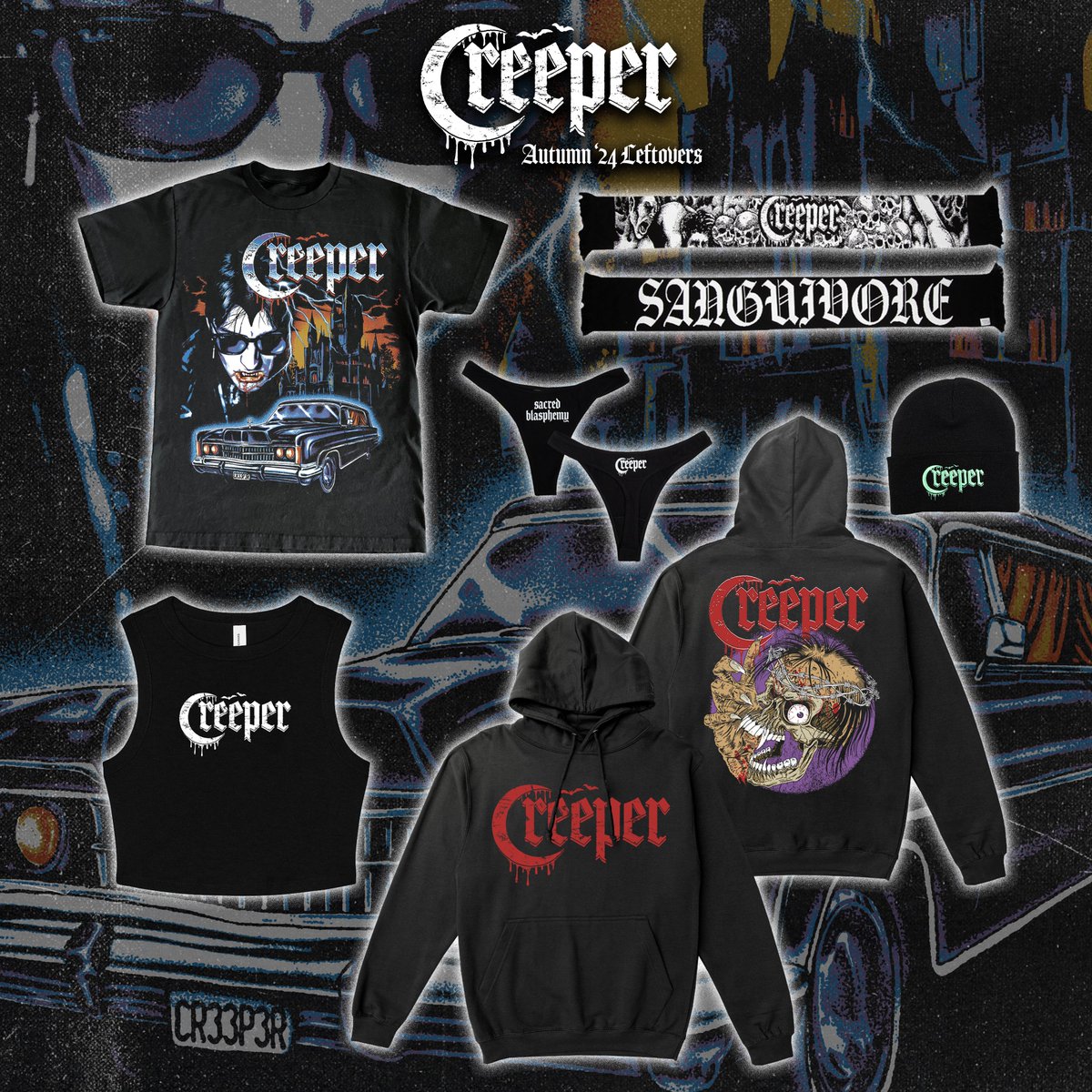 Autumn tour leftovers are now online while stock lasts - Darcia 

shop.creepercult.com