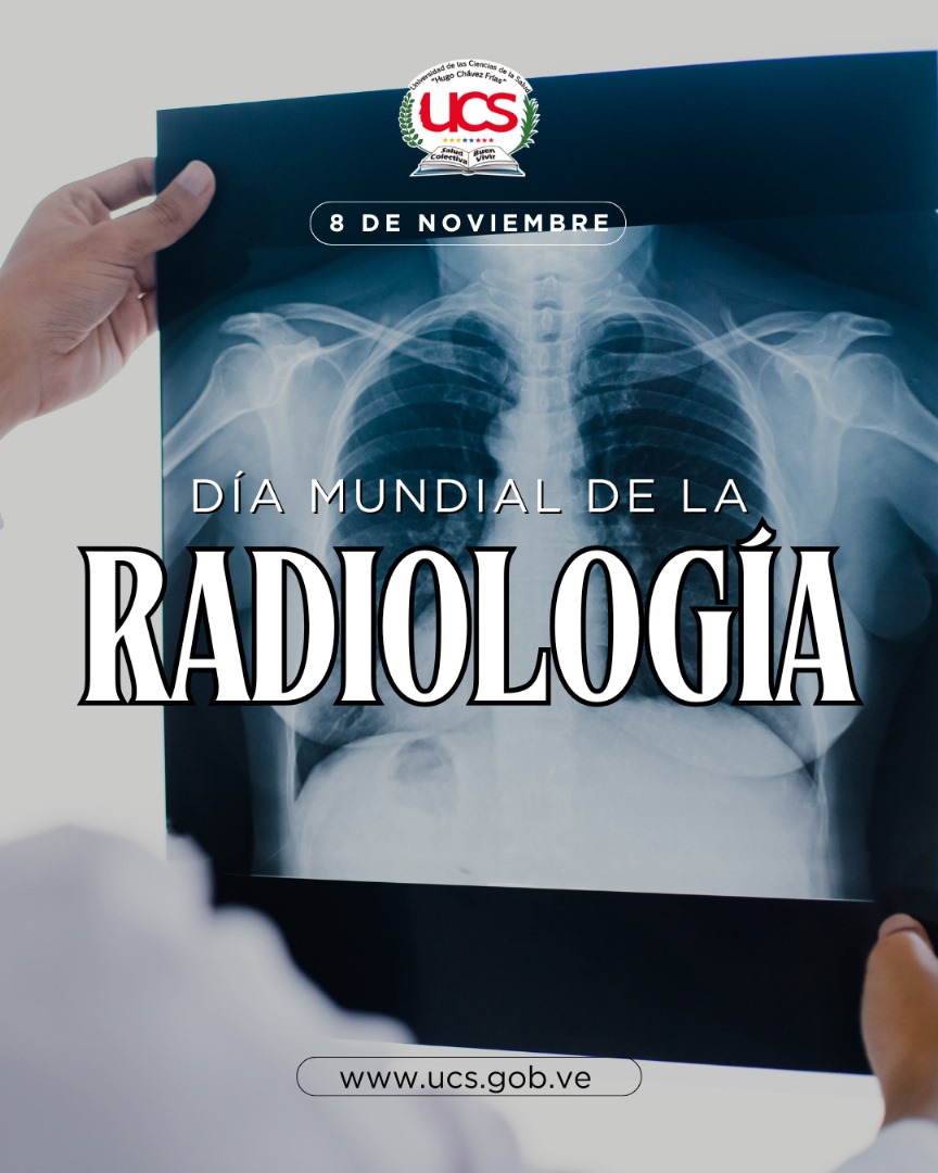 Ucsoficial (@ofiucs) on Twitter photo Hoy 8 de noviembre el mundo celebra el Día de la Radiología, con motivo del aniversario del descubrimiento de los rayos X por Wilhelm Roentgen en 1895.
<a href="/NicolasMaduro/">Nicolás Maduro</a> <a href="/delcyrodriguezv/">Delcy Rodríguez</a> <a href="/Gabrielasjr/">Gabriela Jiménez</a> <a href="/geovannireuma/">Geovanni Jose Peña G</a> <a href="/RicardoSanchezX/">RICARDO SANCHEZ</a> <a href="/MagaGutierrezV/">Magaly Gutiérrez Viña</a> <a href="/MinSaludVE/">MPPSalud</a> <a href="/MPPEU_Ve/">MPPEU_Ve</a> Hoy 8 de noviembre el mundo celebra el Día de la Radiología, con motivo del aniversario del descubrimiento de los rayos X por Wilhelm Roentgen en 1895.
<a href="/NicolasMaduro/">Nicolás Maduro</a> <a href="/delcyrodriguezv/">Delcy Rodríguez</a> <a href="/Gabrielasjr/">Gabriela Jiménez</a> <a href="/geovannireuma/">Geovanni Jose Peña G</a> <a href="/RicardoSanchezX/">RICARDO SANCHEZ</a> <a href="/MagaGutierrezV/">Magaly Gutiérrez Viña</a> <a href="/MinSaludVE/">MPPSalud</a> <a href="/MPPEU_Ve/">MPPEU_Ve</a>
