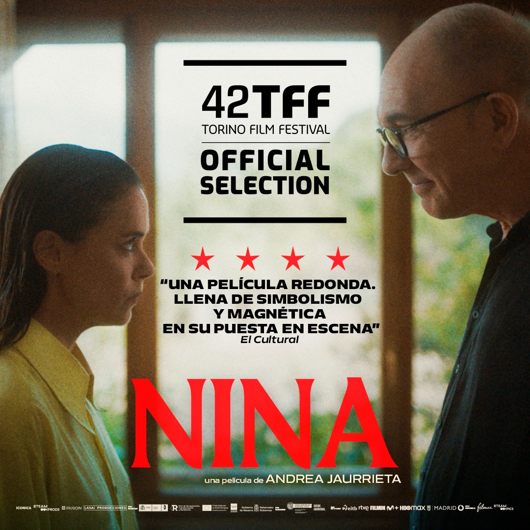¡Seguimos con las buenas noticias!

#NINA, de <a href="/NinaOlvido/">Andrea Jaurrieta</a>, tendrá su premiere internacional el próximo 24 de noviembre en <a href="/torinofilmfest/">Torino Film Festival</a>.

#SecciónOficial #OfficialSelection #42TFF