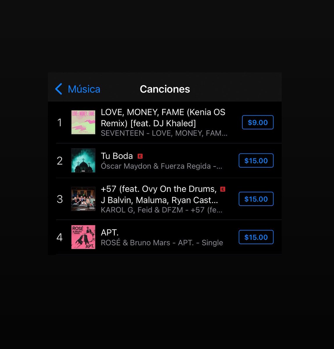 KeniaOsAct's tweet photo. “LOVE, MONEY, FAME (Kenia OS Remix)” debuta directamente en la posición #1 de iTunes México. 🇲🇽 https://t.co/bKzXqdLxn2