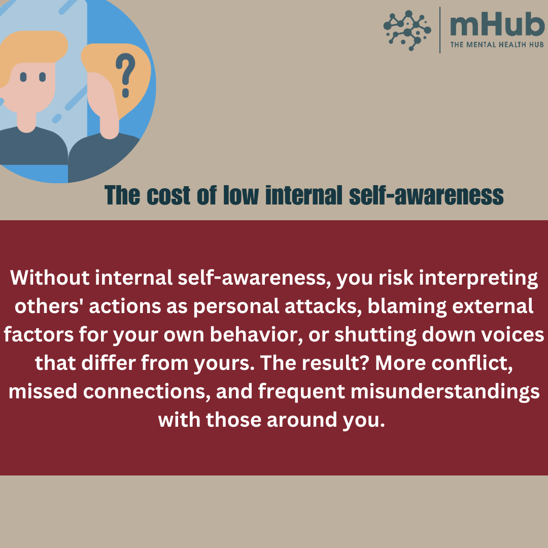 the_mhub's tweet photo. What if you could understand the invisible forces within you that shape your every action, reaction, and interaction? Internal self-awareness is the key to that understanding #internalselfawareness
#selfawareness #mentalhealth #EffectiveCommunication #MentalHealthAwareness https://t.co/72aoCBejpJ