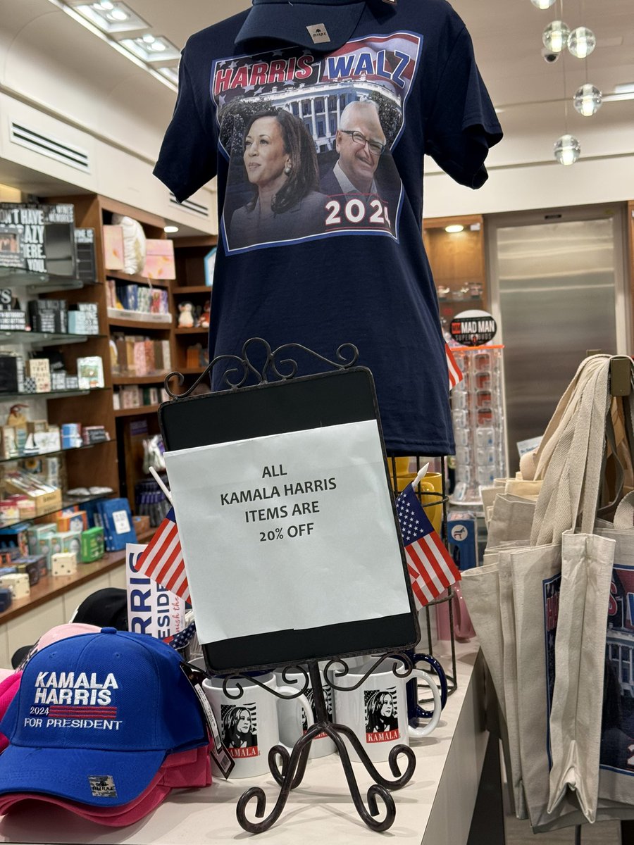 You can grab yourself a Kamala-bargain at Baltimore Airport…..