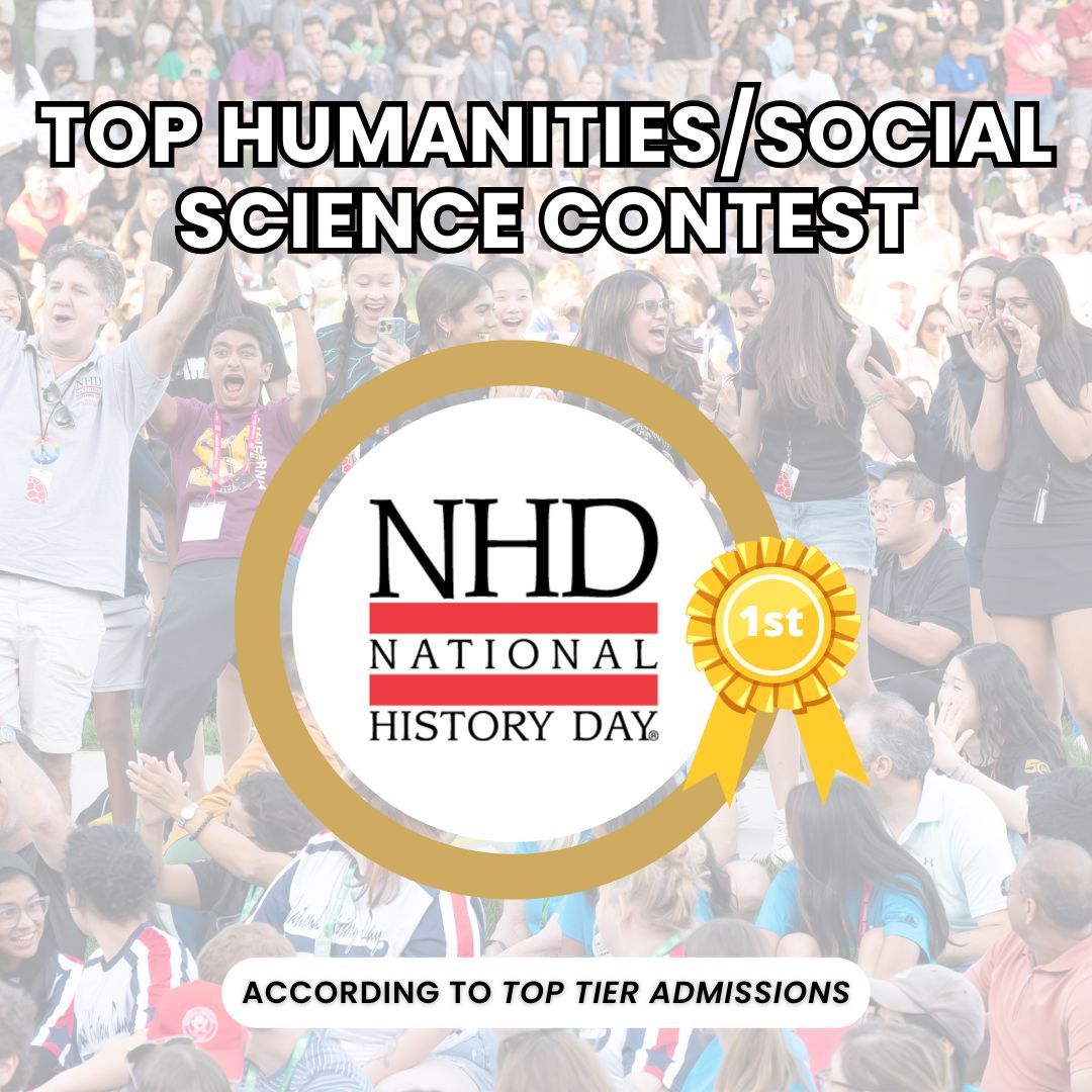 Fun Fact Friday: NHD was named the #1 top humanities/social studies contest for students! According to <a href="/TopTierAdmit/">Top Tier Admissions</a>, "Students of history love this research-based competition, which allows students to submit a documentary, exhibit, paper, performance, or website for review." 🤩