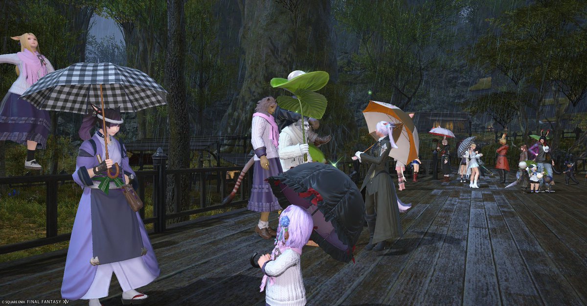 aoiffxiv's tweet photo. わぁぉドドーンっと大行列！ということで列整理補助してました(* ´艸｀)お声掛けくださったり、ご協力してくださった皆様ありがとうございました～！
#CafeBar_Kedvenc #WindyBell #モシㇼ雑貨店
#FF14 #青天市 #FF14CCC https://t.co/by70SA5osX