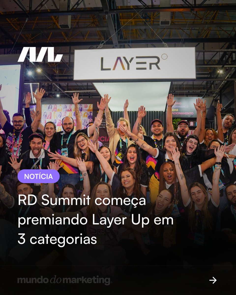 mundodmarketing's tweet image. Empresa fundada por Samira Cardoso e Letícia Previatti ganhou 2º lugar em Agência do Ano, 3º lugar em especialistas de sucesso em Marketing e Top 5 especialistas em novos negócios

#rdsummit2024 #layerup #mundodomarketing #AgênciadeMarketing

Saiba mais: mundodomarketing.com.br/rd-summit-come…