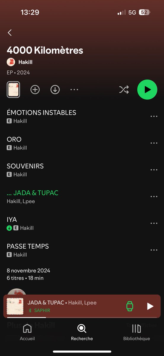 Boy_hakill's tweet photo. 4000 KILOMÈTRES est out 🚨
Bonne écoute 🎧❤️ https://t.co/EeqFABowo3