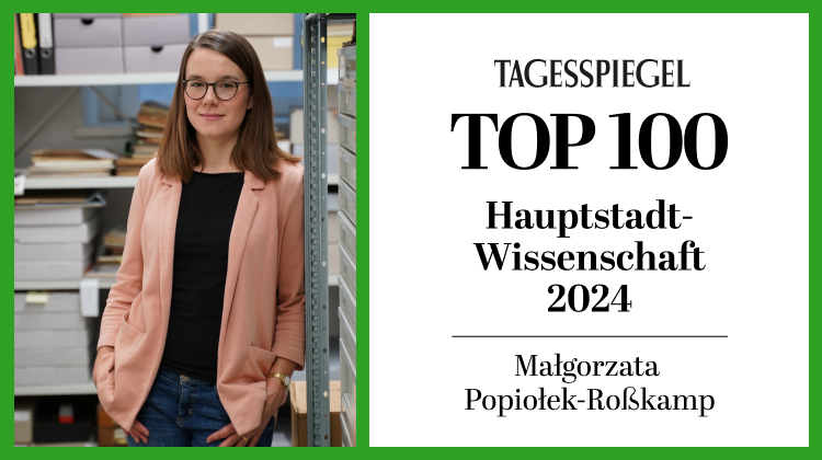 💡Wir freuen uns, dass #IRSlerin Małgorzata Popiołek-Roßkamp zu den „100 wichtigsten Köpfen der Berliner Wissenschaft 2024“ des <a href="/TspWissenschaft/">Tagesspiegel Wissenschaft</a> zählt! In der Kategorie „Sie entdecken Geschichte neu“ wird sie mit 10 weiteren Historiker*innen vorgestellt. 🔗leibniz-irs.de/aktuelles/2024…