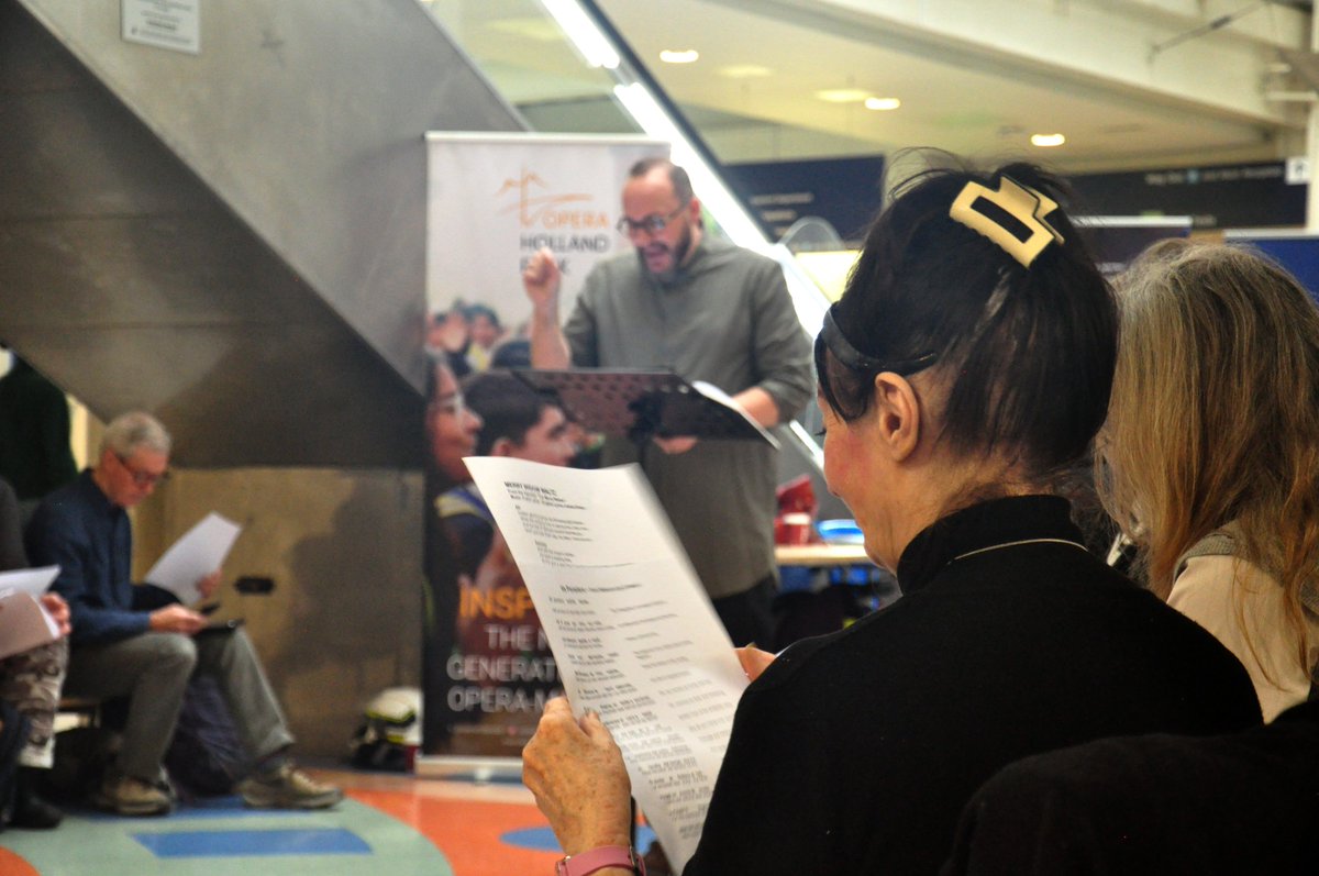 To end our #WorldOperaDay2024 festivities, Christopher Killerby led the OHP Scratch Choir where the audience had the chance to sing together!

Check out our Inspire page on our website for more information on free community events for all!

#opera #accessibility #community