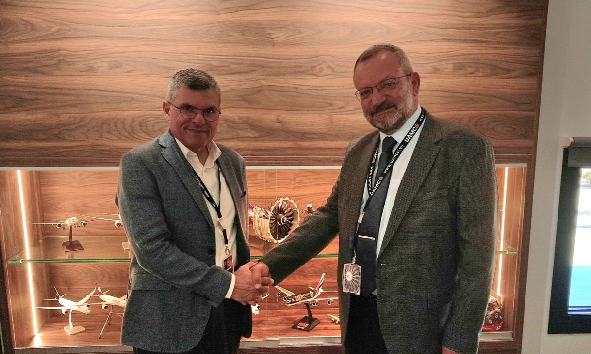GePapanastasiou's tweet photo. Congratulations to #Cyprus based @uamcoeu for the maintenance, repair &amp; overhaul (MRO) offload agreement with @GE_Aerospace. This development further reinforces the Cyprus-#US strategic partnership &amp; our country's status as an international #business hub.

https://t.co/qoizvVFVQ3 https://t.co/VU8QV2Kf3P