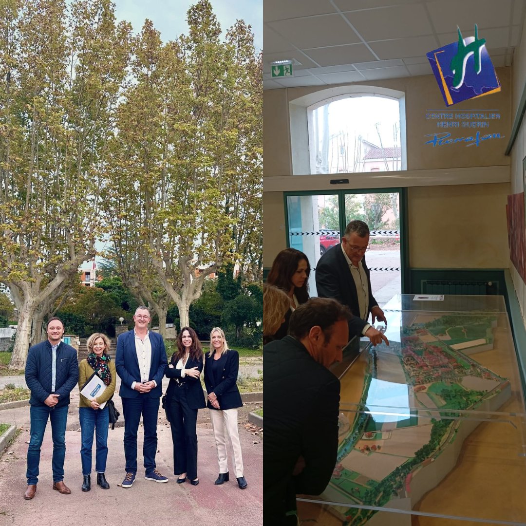 Le #RoadTrip 🚘se termine dans le Var au centre hospitalier spécialisé en psychiatrie de Pierrefeu.📍

Échange avec l'équipe de direction et le PCME autour des projets et priorités.

Une belle dynamique à l'oeuvre au profit des patients et des personnels !✨

#Merci