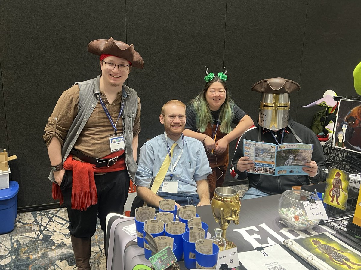Eldritch_Anvil's tweet photo. The crew is here! Come join us at Flag Con 2024! https://t.co/FyVybMRSVh
