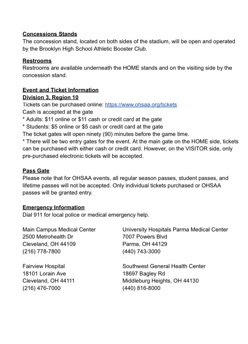 Great information for tonight’s game!!!

Go Dogs! Beat the Bengals!!!🏈💙