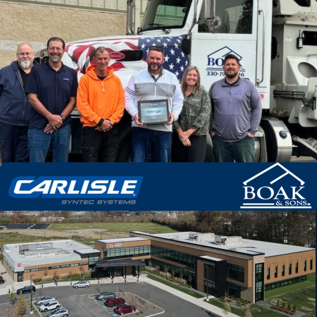 boakandsons's tweet photo. Carlisle Honors Boak &amp; Sons with the 2024 Perfection Council Award! 

#MyCarlisleExperience #PerfectionAward #IfItsNotBoak #MyNRCA #RoofingContractorMagazine #AadvanceBuildingProducts https://t.co/tQUNotQYmP