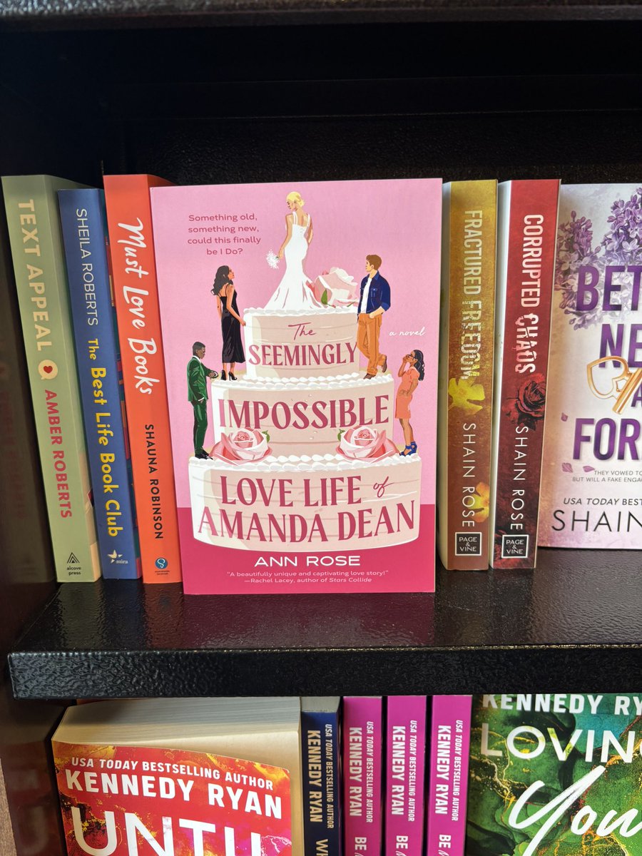 I feel like the cover of The Seemingly Impossible Love Life of Amanda Dean fits the bill. My cover artist Susana Gentili creates some of the most evocative art I’ve ever seen and now I get to personally own something she made. 🩷
Seriously go look her up; she’s incredible!