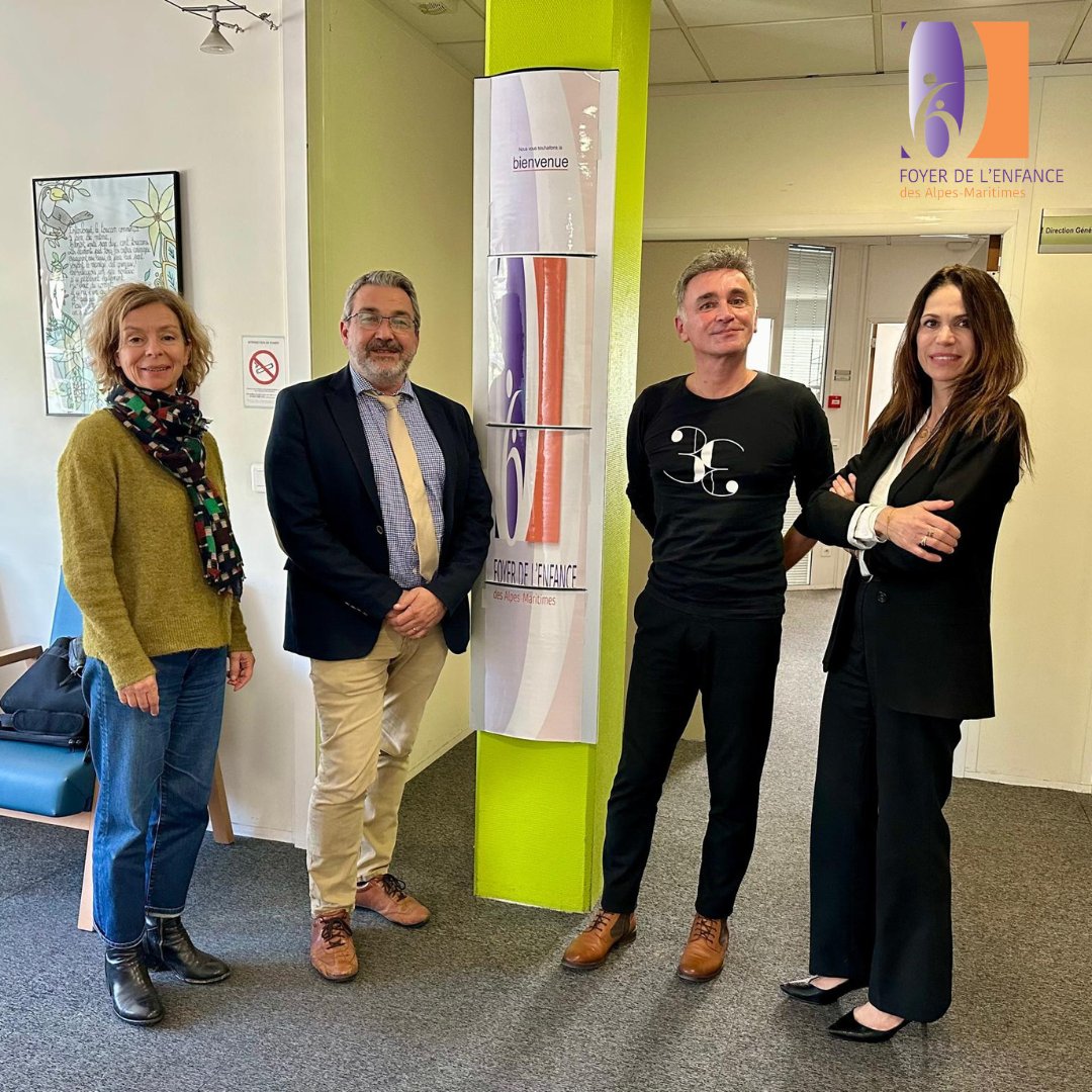 Le #RoadTrip🚘 de la FHF PACA continue dans le 06 📍1er arrêt : Le Foyer de l'enfance des Alpes Maritimes  Échange avec William Lalain, directeur général, et François-Xavier Bonnet, DRH, pour aborder les enjeux et #priorités et améliorer le parcours de soins des jeunes accueillis