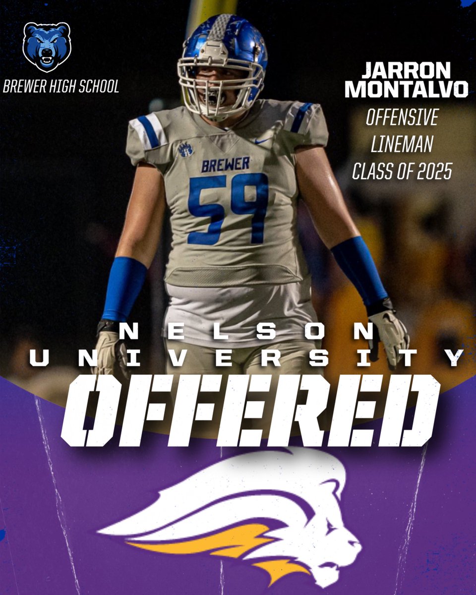 Congratulations to our guy <a href="/Jarronmontalvo/">Jarron</a> on receiving an opportunity to further his academic and athletic career from Nelson University! 

#STILLFamily | #RecruitBrewer 🔵⚪️