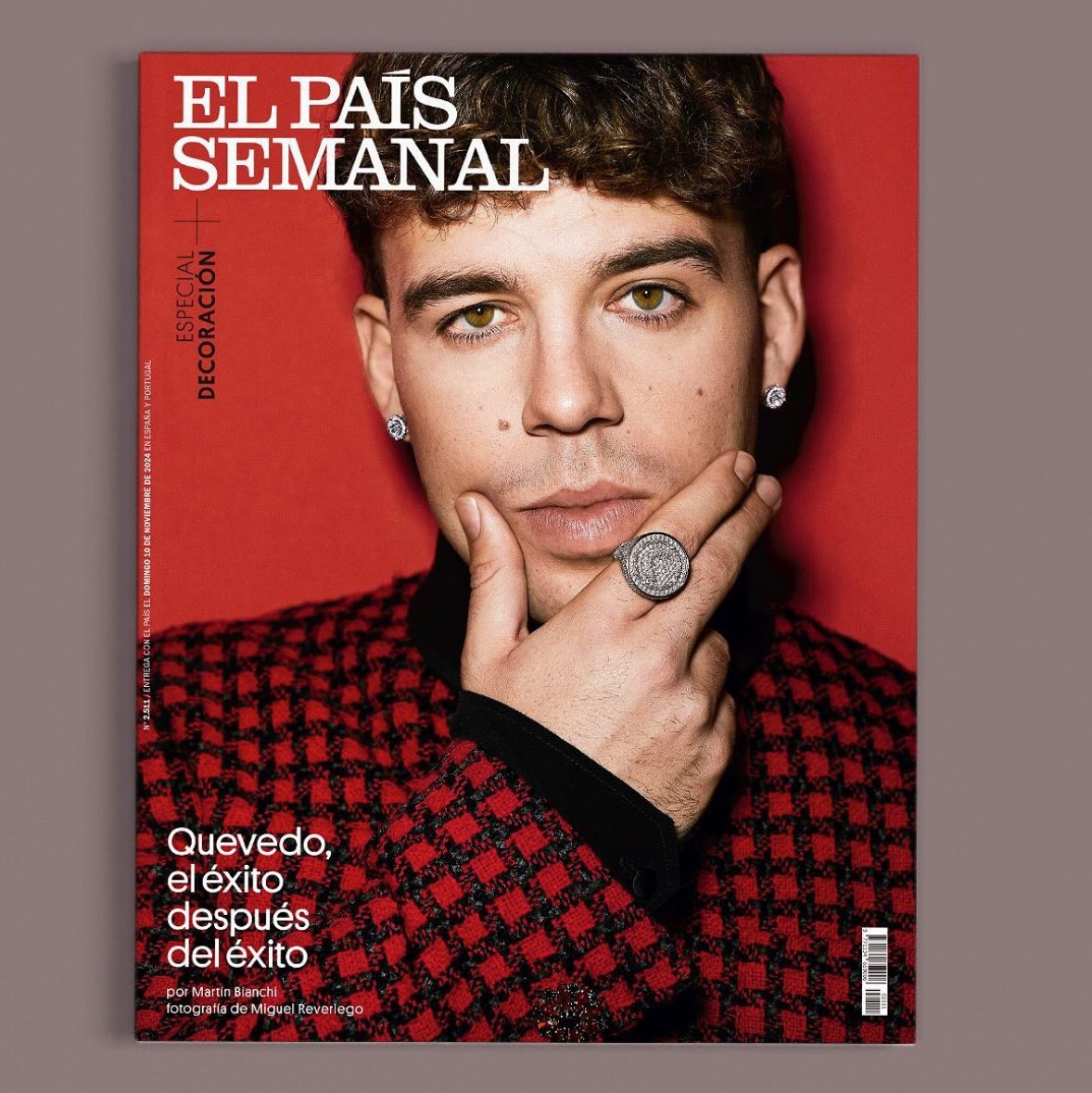 Quevedo será portada de la revista <a href="/elpaissemanal/">EL PAÍS SEMANAL</a>  que estará disponible este domingo!