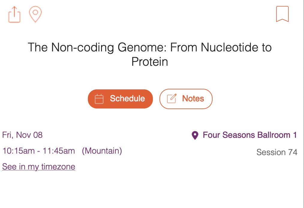 elfridedebaere's tweet image. 🔥Hot topic alert (part 2) 🔥
Today all things #noncoding #ASHG24 🧬🧬
Session ‘The Non-coding Genome: From Nucleotide to Protein’
Session 74, Four Seasons Ballroom 1, 10.15am-11.45am. 
Moderators: @c_rivolta  @IOB_ch & Amelie Bonnefond @Inserm