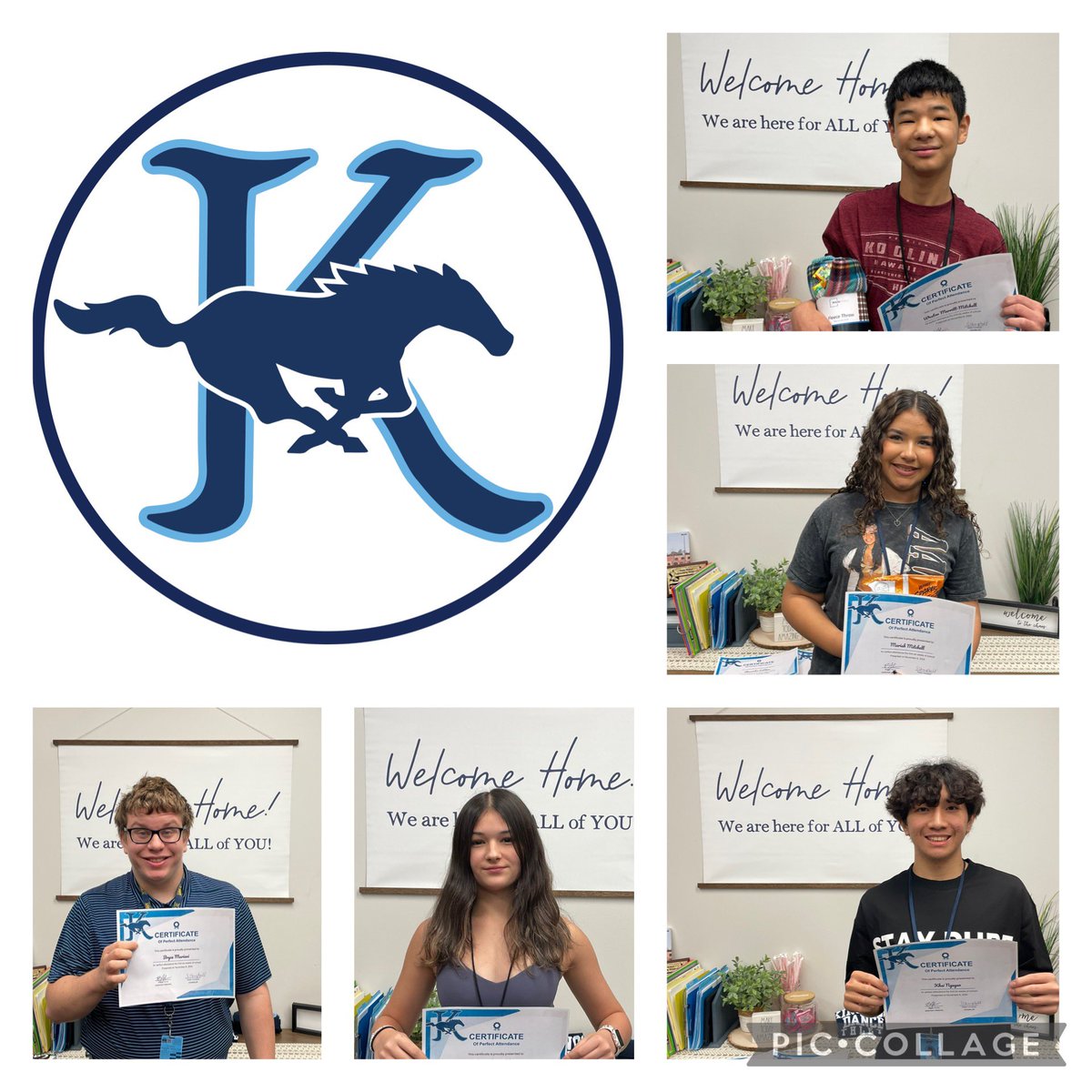 Second six-weeks perfect attendance recognition for these phenomenal <a href="/HumbleISD_KHS/">Kingwood High School</a> Mustangs! KHS is better because YOU are here. Keep up the great work. #KingwoodALLIN <a href="/HumbleISD/">Humble ISD</a> <a href="/MrsCampbell83/">Stella Campbell</a>