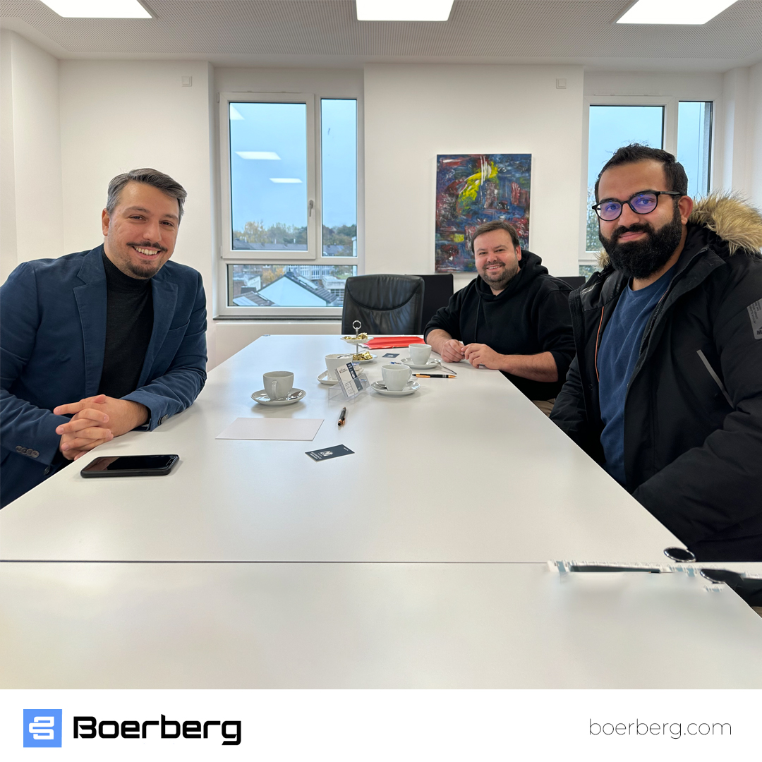 Boerberg's tweet photo. 📢 Yeni bir serüvene daha başlıyoruz! Bugün Avrupa Yiyor GmbH’nin kuruluş çalışmalarına start verdik. 
🚀 Başarılarının daim, çabalarının sonsuz, dostluğumuzun ise baki kalması dileğiyle! Avrupa Yiyor GmbH’ye ve bu harika ekibe sonsuz başarılar diliyoruz. 🙌
#boerberg #almanya https://t.co/rtG6Q8dKrc