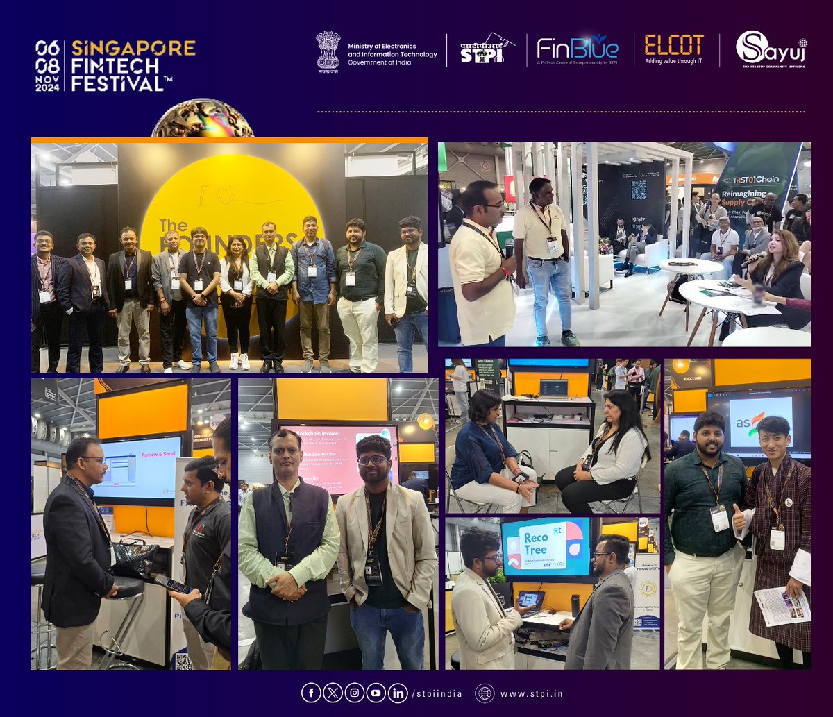 🌟Day 3 <a href="/sgfintechfest/">Singapore FinTech Festival</a>  

STPI Startup Pavilion at Singapore FinTech Festival was abuzz with energy today as investors connected with pioneering startups and delegates explored the startups innovative solutions in financial technologies. 

Dive into glimpses of the day!

#SFF