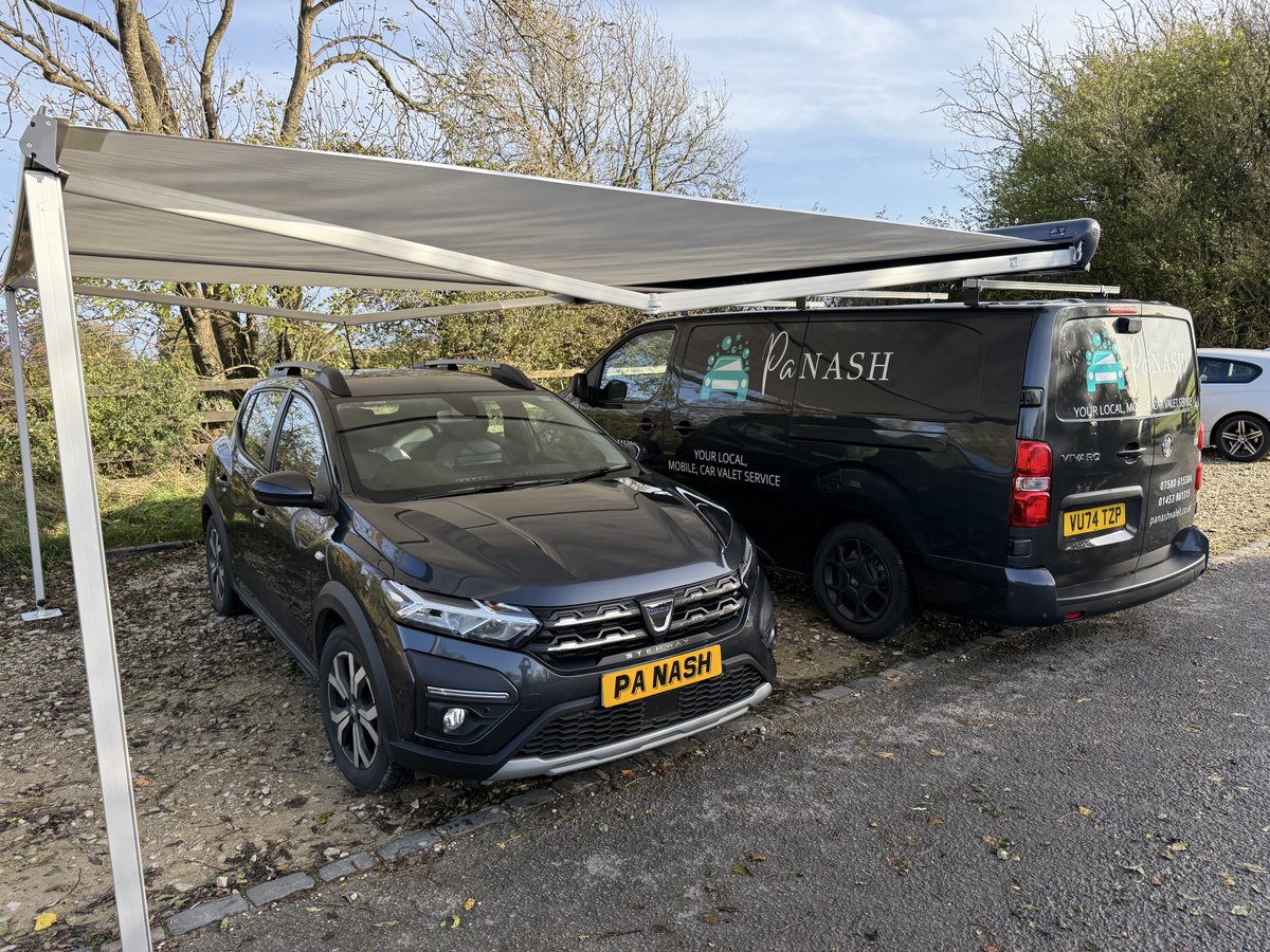 AwningCoUK's tweet photo. We're thrilled to share that Panash Valeting has invested in a 4.35m x 4.0m GH Protek Awning for their MWB Vivaro van!
This custom awning provides the perfect sheltered workspace for their mobile valeting services.
📞 01204 544 900
🖥️https://t.co/CPIWMG6Grl
#MobileValeting https://t.co/MTs40kAvOk