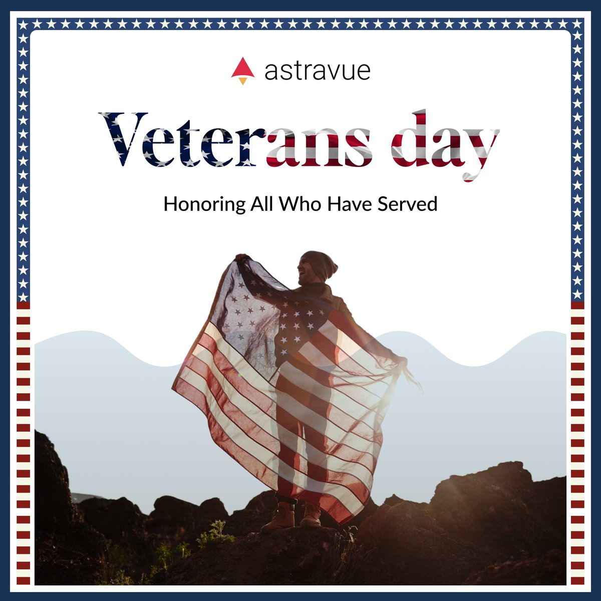 astravue's tweet photo. Honoring the bravery, dedication, and sacrifice of our veterans today and always. Thank you for your service. 

Happy Veterans Day from all of us at Astravue. 

#astravue #projectmanagement #agile #startup #managers #leadership #projectleaders #saas #business #veteransday https://t.co/1WAZijfJHq