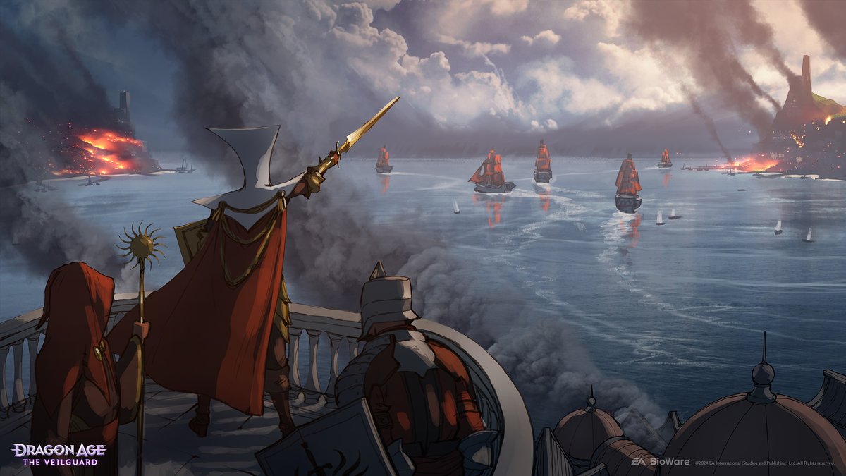 mattrhodesart's tweet photo. Veilguard
All the way back in 2014, before Dragon Age: Inquisition had even shipped, I started sketching out what cool things might come next.
We had momentum, so these quick mock ups explored where some of the unfinished story threads might lead. https://t.co/nSGjX1ybul