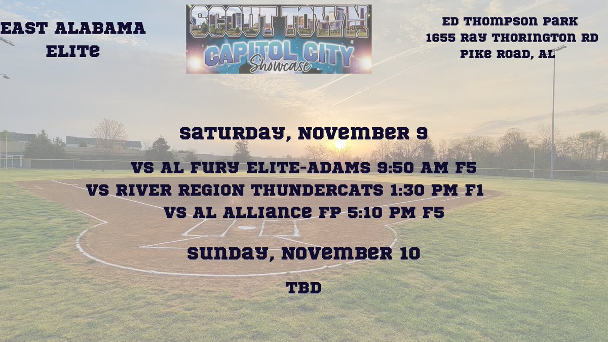 Ready to hit the field this weekend!