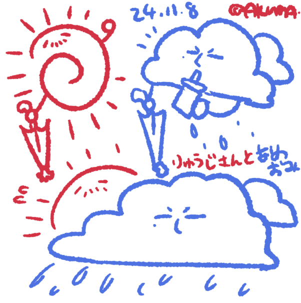 #あくまのらくがきへや
雨晴臣隆🌦️本体