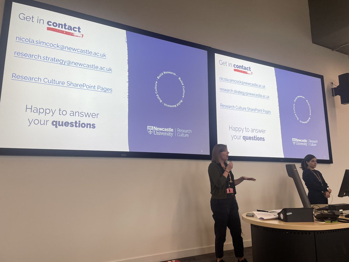 Kicking off the afternoon with Nicola Simcock with an overview of research culture