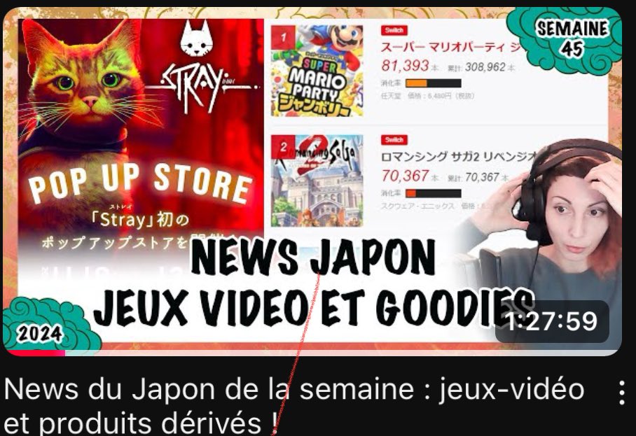 Nouveau format de <a href="/KirinReveuse/">Kirin ⛩️ illustrator and streamer in Japan</a> sur les goodies nippons et leur actualité !

News du Japon de la semaine : jeux-vidéo et produits dérivés ! youtu.be/LNm_YP_hA_Y?si… 

#Japon #goodies #jeuvideo