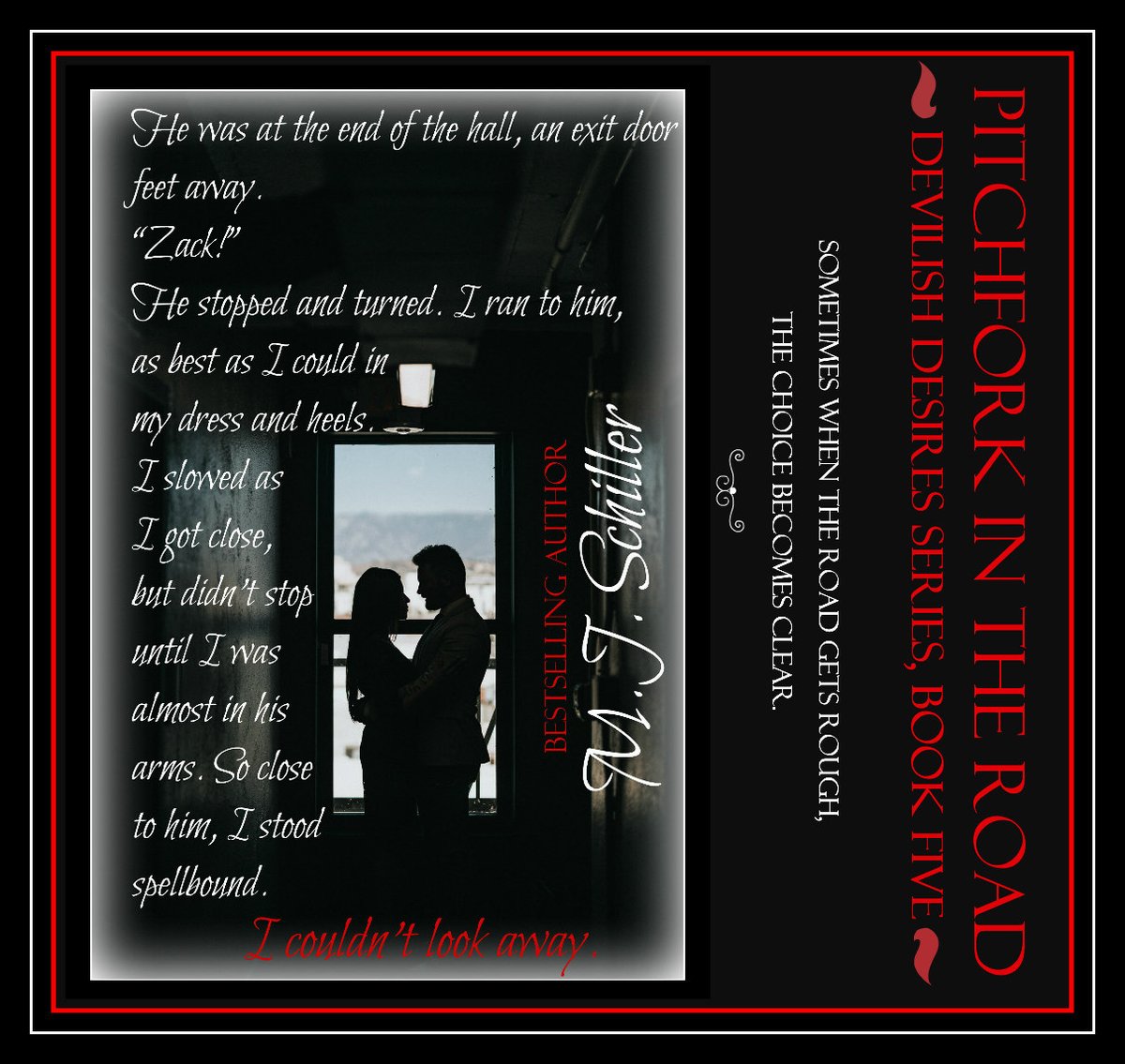When three friends reunite, Zoe finds she's reached a PITCHFORK IN THE ROAD! 

Zack slowly removed his hand. My eyes flickered open. He was staring at the other end of the hall, his jaw tight. I twisted. “Nick.” 

books2read.com/PitchforkInThe… 

#romancereaders #kindlebooks