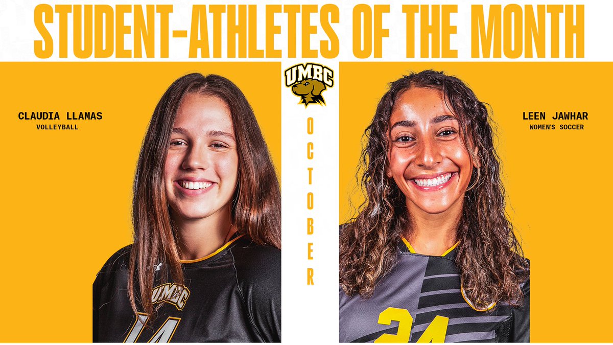UMBC_ACSA's tweet photo. October was a great month in academics! Join us in recognizing our October Student-Athletes of the Month! https://t.co/biFKWdFYVo