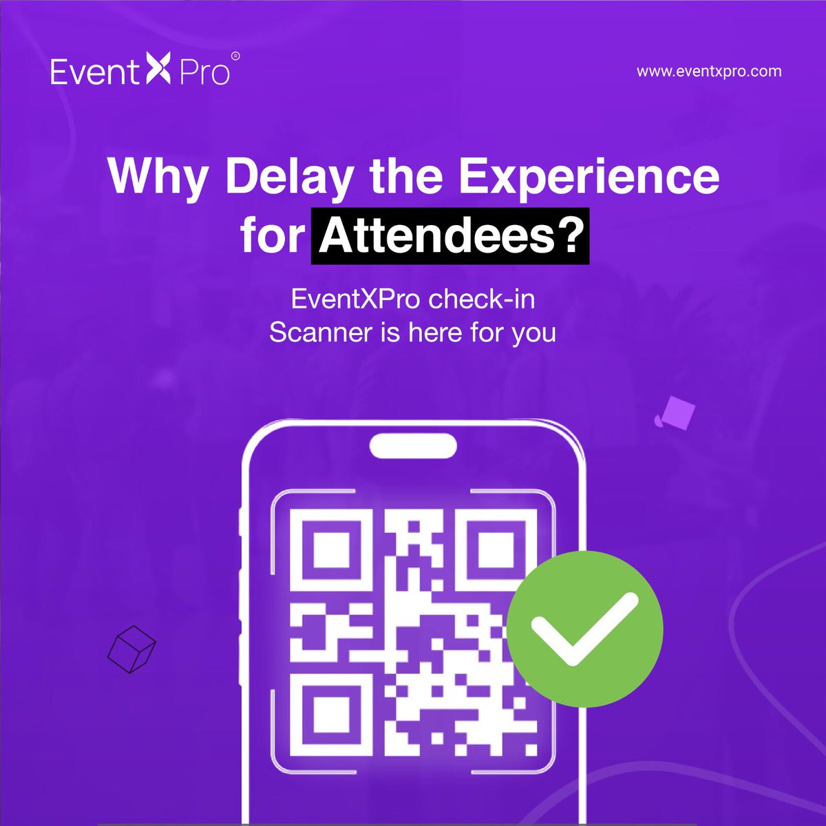 eventxpro_'s tweet image. Don’t keep your attendees waiting! With EventXPro’s check-in scanner, your attendees can enjoy a seamless entry. Transform your events and keep the energy high! 

#eventxpro #eventtech #fastcheckin #eventmanagement #attendeeexperience #eventsuccess #seamlessevents #checkintech