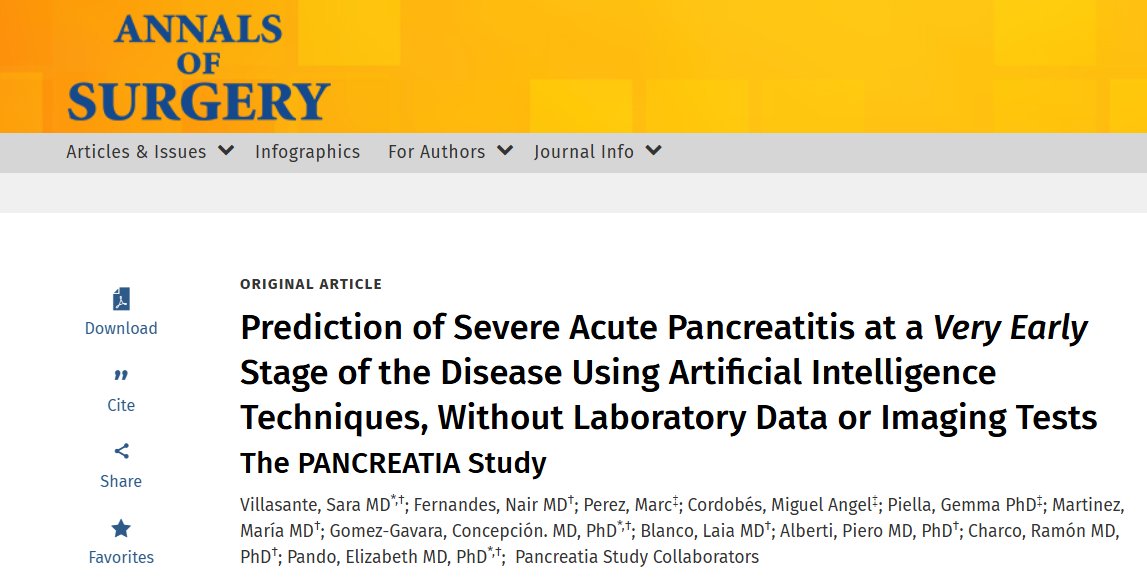 Dana Sochorova (@sochorovadana) on Twitter photo How to predict severe #acutePancreatitis
with no lab data or imaging?🤯
👉#PANCREATIA study by <a href="/epr82/">Elizabeth Pando Rau</a> <a href="/sara_vdf/">Sara Villasante</a> shorturl.at/D6XEy needs validation
🤔could it help with early-decision making?
<a href="/DeMadaria/">Enrique de-Madaria</a> <a href="/YouppiePancreas/">YOUPPIE Pancreas</a> <a href="/drkeithsiau/">Keith Siau</a> <a href="/sanjay_HPB/">Sanjay Pandanaboyana</a> <a href="/MaryHPBRD/">Mary Phillips</a> <a href="/roux_group/">The Roux Group</a> How to predict severe #acutePancreatitis
with no lab data or imaging?🤯
👉#PANCREATIA study by <a href="/epr82/">Elizabeth Pando Rau</a> <a href="/sara_vdf/">Sara Villasante</a> shorturl.at/D6XEy needs validation
🤔could it help with early-decision making?
<a href="/DeMadaria/">Enrique de-Madaria</a> <a href="/YouppiePancreas/">YOUPPIE Pancreas</a> <a href="/drkeithsiau/">Keith Siau</a> <a href="/sanjay_HPB/">Sanjay Pandanaboyana</a> <a href="/MaryHPBRD/">Mary Phillips</a> <a href="/roux_group/">The Roux Group</a>