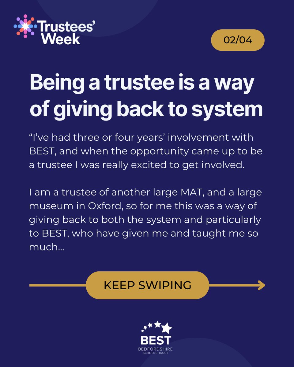 BedsSchTrust's tweet photo. #TrusteesWeek comes to an end today, but we've just got time to squeeze in introducing you to another one of our trustees, @FarrarMaggie 

Swipe to hear about Maggie's life as a trustee, including how she has become an important link between the board and our mindfulness work. https://t.co/gnYPO6QC62