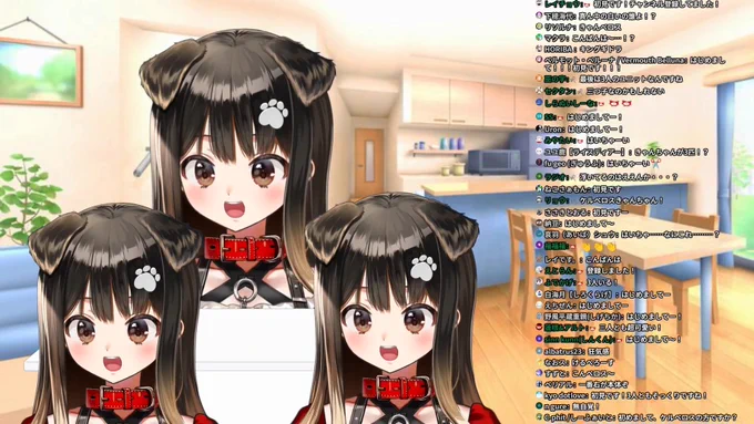 ケルベロスきゃんちゃんw #きゃん生 #ぶいぱいデビュー