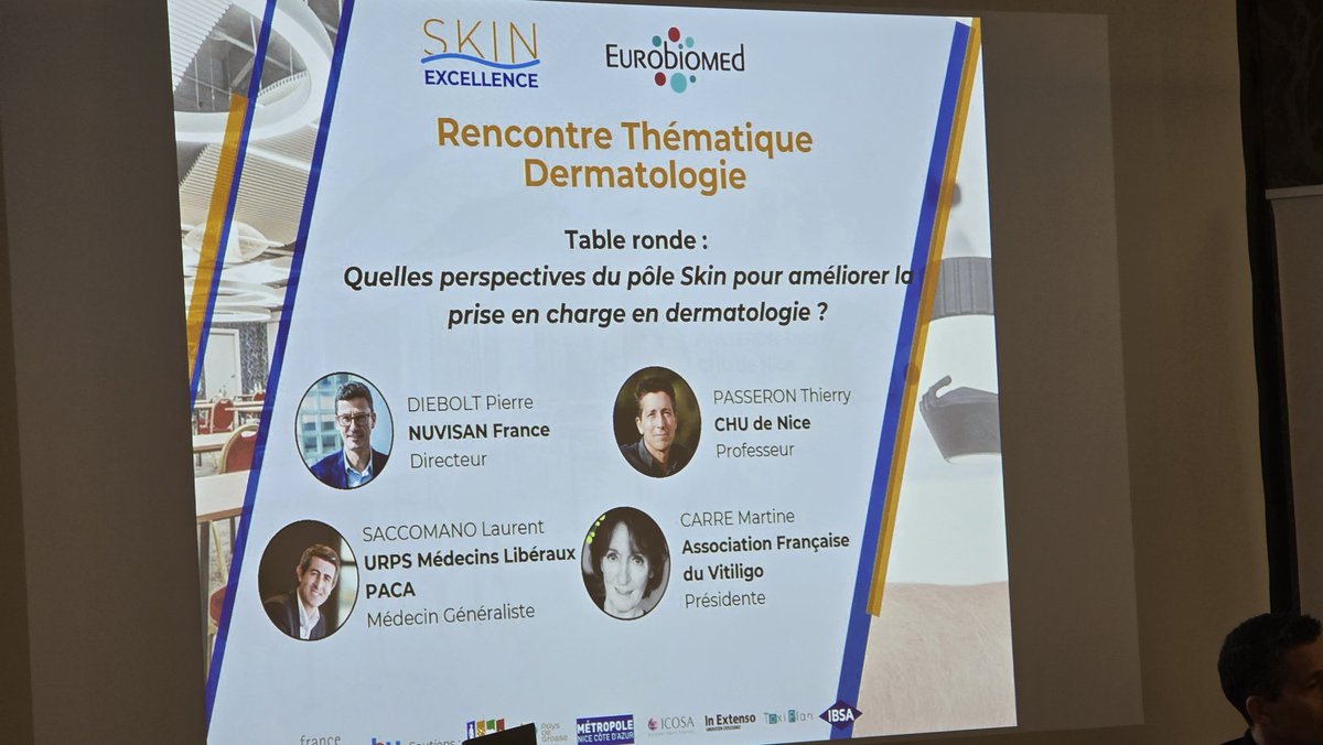 Tribuca's tweet image. A @SophiaAntip0lis on pose la question des soins dermato de demain via une rencontre @PoleEurobiomed et l'émergence d'un Pôle Skin sur le territoire @CASAOfficiel @comagglo @villedegrasse